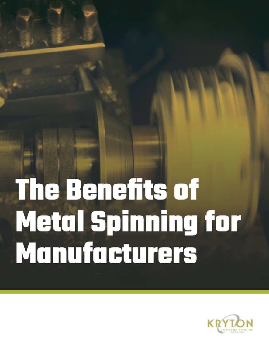 The Benefits of Metal Spinning for Manufacturers cover